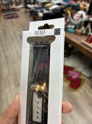 Myra Women’s Midnight Maverick Apple Watch - (Black) S-13789-38MM
