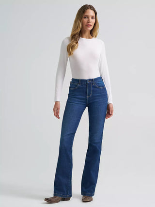 WOMEN'S WRANGLER BESPOKE HIGH RISE BOOTCUT JEAN(BLUE)-112382691