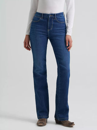 WOMEN'S WRANGLER BESPOKE HIGH RISE BOOTCUT JEAN(BLUE)-112382691