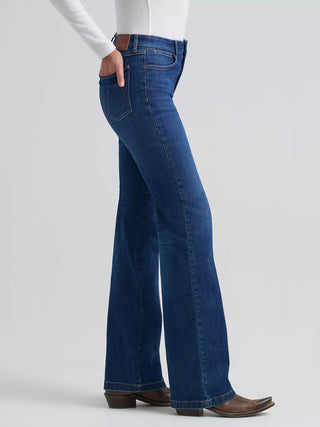 WOMEN'S WRANGLER BESPOKE HIGH RISE BOOTCUT JEAN(BLUE)-112382691