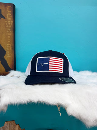 Kimes Ranch Americana Trucker Cap (Navy/White)UHA000001