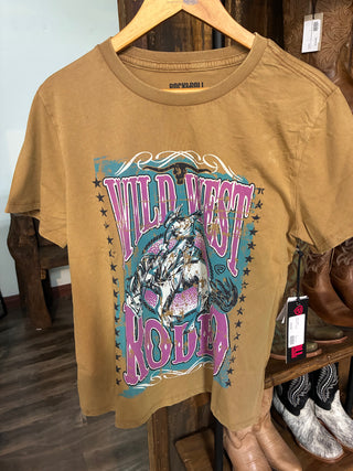 Rock&Roll Graphic T-Shirt(Mustard)-BW21T08424