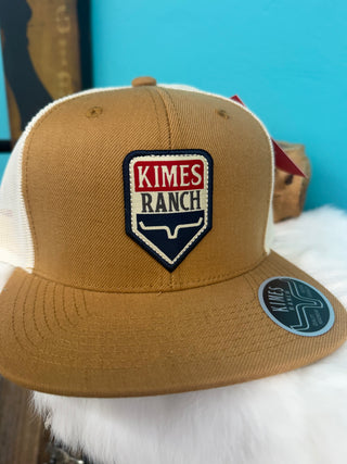 Kimes Ranch Drop In Americana Cap (Brown)-UHA0000095
