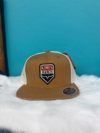 Kimes Ranch Drop In Americana Cap (Brown)-UHA0000095