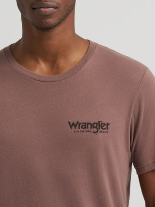 Men’s Wrangler “For The Ride” Cowboy T-Shirt (Brown) 112383938