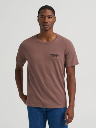 Men’s Wrangler “For The Ride” Cowboy T-Shirt (Brown) 112383938