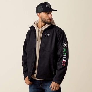 Ariat Logo Softshell Jacket(BLACK|MEXICO) 10079490