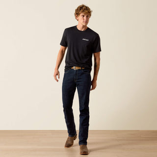 Ariat Men’s Stipple Steer Classic Fit T-Shirt (Black) 10058431