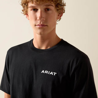 Ariat Men’s Stipple Steer Classic Fit T-Shirt (Black) 10058431