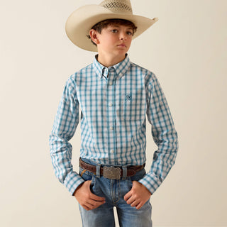 Ariat Boys Pro John LS Shirt (Corsair) 10071674