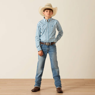 Ariat Boys Pro John LS Shirt (Corsair) 10071674