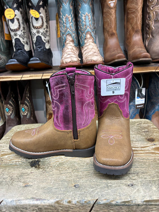 Smoky Mountain Tracie Toddler Boots (Brown/Pink) 3920T