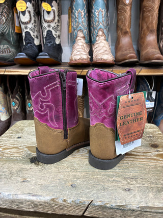 Smoky Mountain Tracie Toddler Boots (Brown/Pink) 3920T