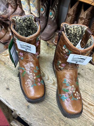 Smoky Mountain Floralie Toddler Boots (Brown) 3883T