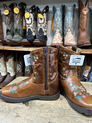 Smoky Mountain Floralie Toddler Boots (Brown) 3883T