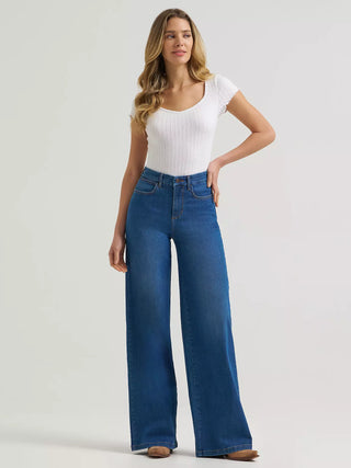 WOMEN'S WRANGLER BESPOKE HIGH RISE WIDE LEG JEAN 112385540