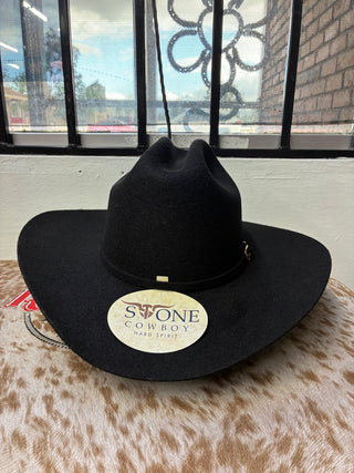 Stone 100x Chaparral Felt Hat (Black)