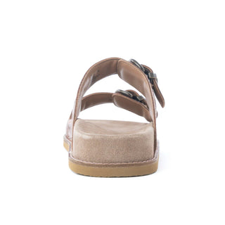 MYRA DESERT FERN HANDTOOLED LEATHER SANDALS IN AUTUMN TAN (S-14068)