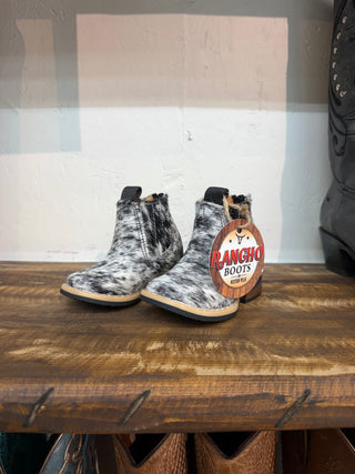 Toddler Genuine Cowhide Botín (Natural) 400426