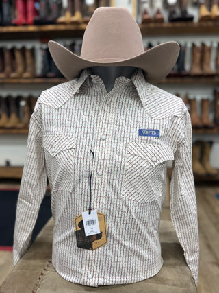 Panhandle Slim LS 2 Pkt Snap Shirt(ECRU)-RMN2S08937