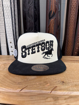 Stetson Cowboy Wrangler FlatBill Cap (Black) SCHC5F-001207