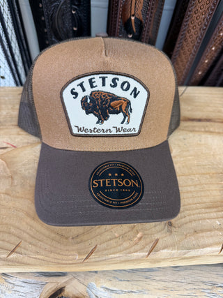 Stetson Bison Patch Trucker Cap (Brown) SCSSBAT-000952AL