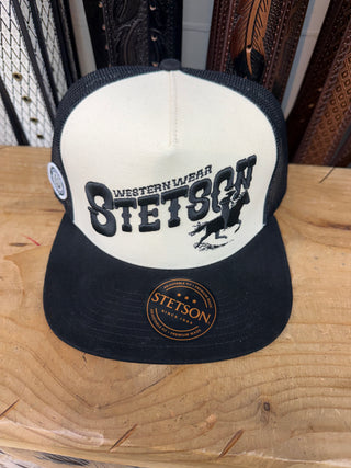 Stetson Cowboy Wrangler FlatBill Cap (Black) SCHC5F-001207