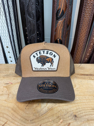 Stetson Bison Patch Trucker Cap (Brown) SCSSBAT-000952AL