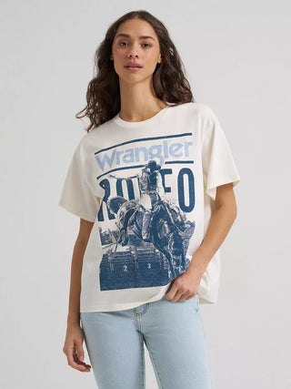 Wrangler Women’s Rodeo Archive Tee (Natural) 112379646