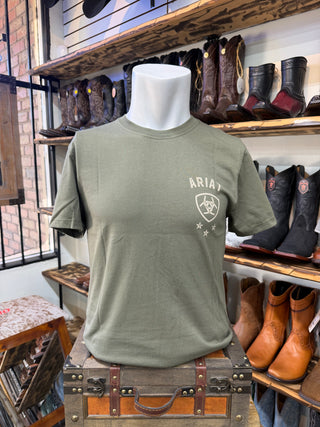 Ariat Eagle Thunder T-Shirt (Army Green) 10079541