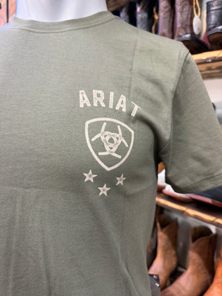 Ariat Eagle Thunder T-Shirt (Army Green) 10079541