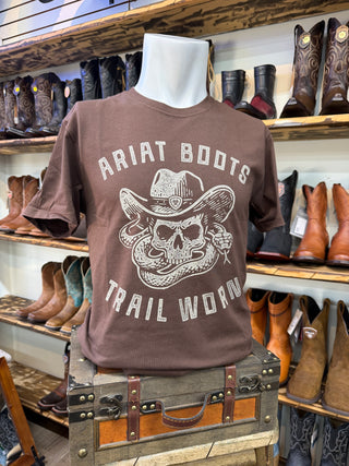 Ariat Men’s Desert Skull T-Shirt (Deep Mahogany) 10079598