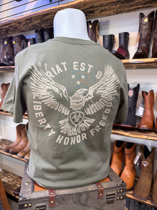 Ariat Eagle Thunder T-Shirt (Army Green) 10079541
