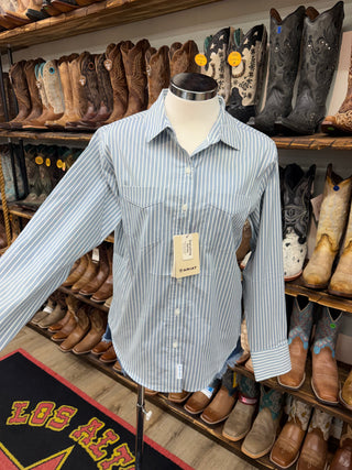 Ariat Women’s Everything LS Button Up (Glacier Stripe) 10079621