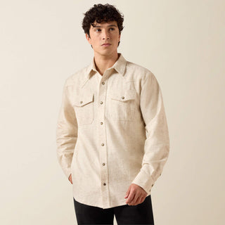 Ariat Retro Hercules Fitted Snap Shirt(Peyote)-10079301