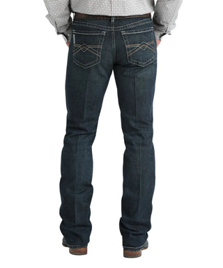 Cinch Men's Ian Dark Stonewash Slim Boot Cut Jean(Indigo)-MB34136001