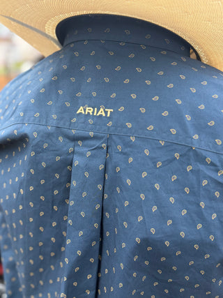 Ariat Men Canyon LS Shirt(Blue Night Foulard Print)-10079533
