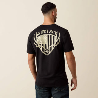 Ariat Men’s Euromount Patriot T-Shirt (BLACK) 10079498