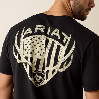 Ariat Men’s Euromount Patriot T-Shirt (BLACK) 10079498