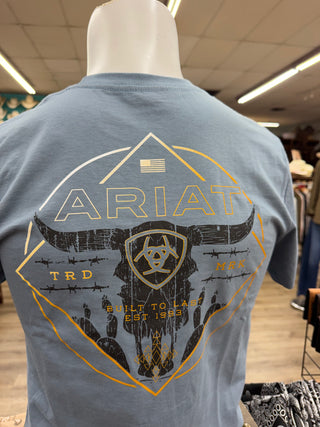 Ariat Men’s Triple Stacker T-Shirt (Blue) 10079365
