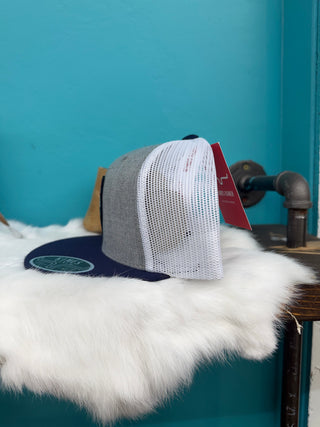 Kimes Ranch Drop In Americana Cap (Grey)-UHA0000095