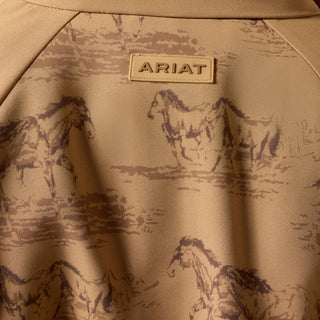 Ariat Women Atlas Jacket(TIGER'S EYE|WILD HORSES PRINT)10079393
