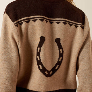 Ariat Women Colter Cardigan(TIGER'S EYE|CHICORY COFFEE)10079394