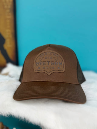 Stetson Born On The Trail Cap (Brown)-SCOLTT-0051