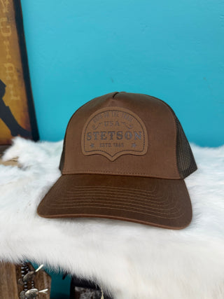 Stetson Born On The Trail Cap (Brown)-SCOLTT-0051