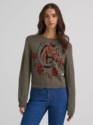 Women’s Wrangler Stay A While Sweater (Green) 112385386