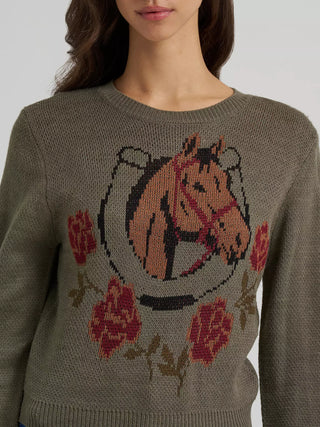 Women’s Wrangler Stay A While Sweater (Green) 112385386