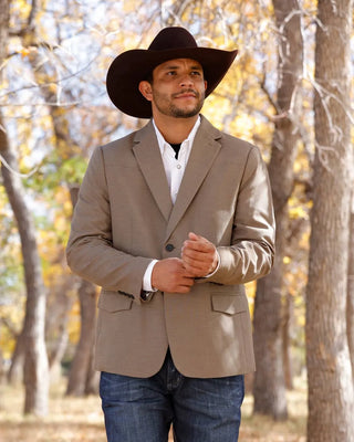 Cinch Men’s Tweed Sport Coat (Brown) MWJ1966001