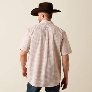 Ariat Men’s Nels Classic Fit SS Shirt (Almond Oil) 10073520