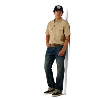 Ariat Men’s Venttek SS Shirt (Cream) 10077052